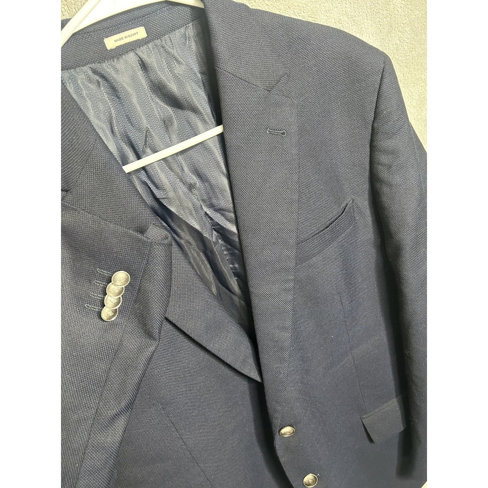 Joseph Abboud Blazer Men's 48r Navy Reda Super 110s Executive Fit 100% Wool